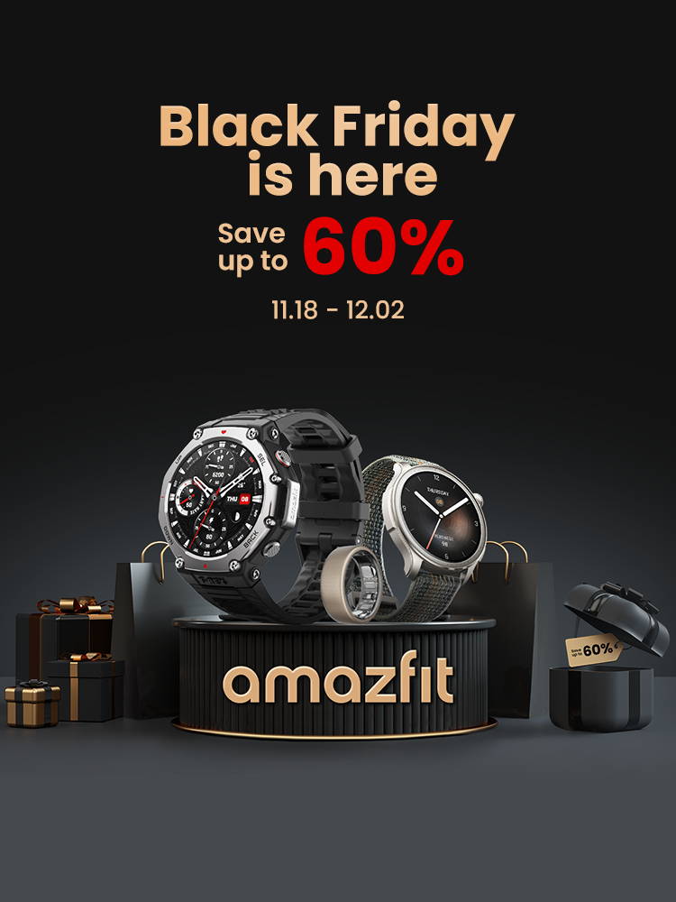 Amazfit Black Friday Sales Amazfit eu
